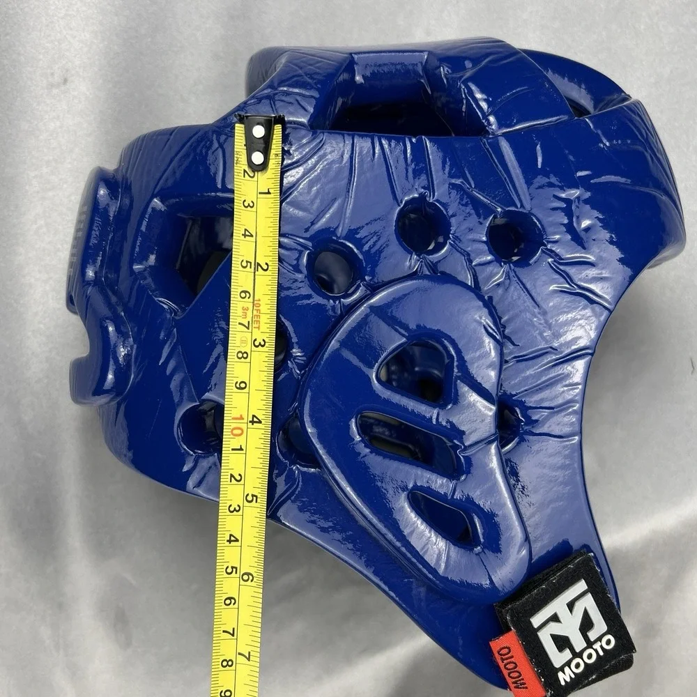 Mooto Taekwondo Head Protector Blue XS Youth WT KTA Approved Sparring Gear MTX
